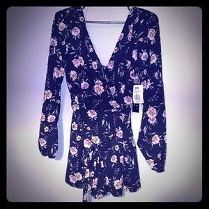 Trixxi, Women's Dress, Size XL, Black Flor…